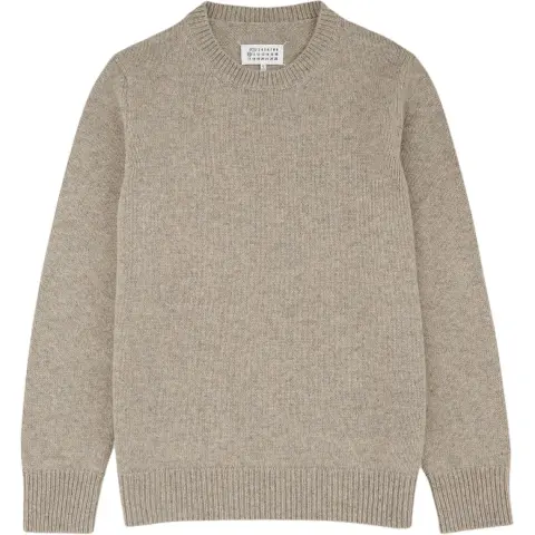 Maison Margiela Long Sleeved Crewneck Knitted Jumper