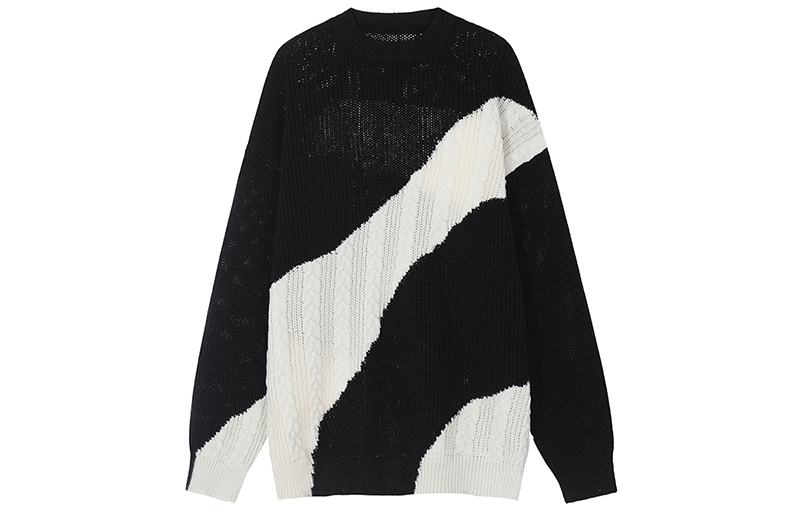 A Chock Sweaters Unisex Black Crew Neck Moderate Other