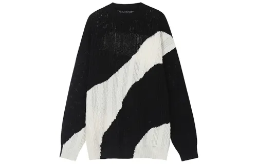 A Chock Sweaters Unisex Black Crew Neck Moderate Other