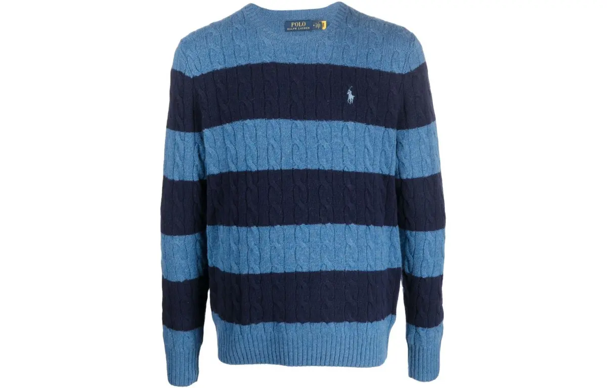 Polo Ralph Lauren FW22 Cashmere Sweater Men's Blue