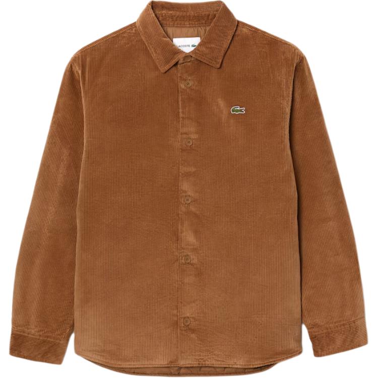 Мужская рубашка LACOSTE (коричневая)