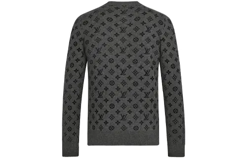 LOUIS VUITTON Cashmere Sweater Men's Gray