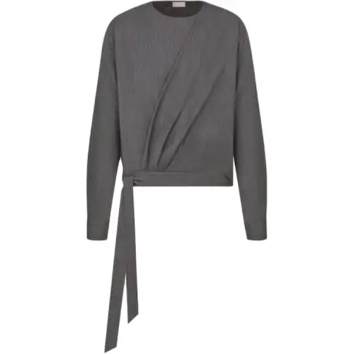 DIOR Shirt Men's Black Gray Color