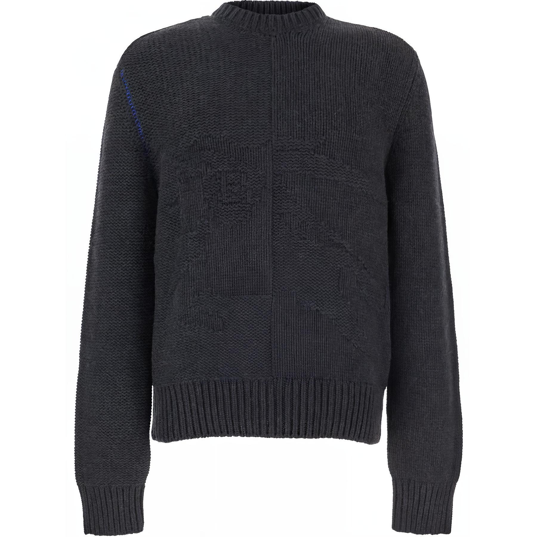 Burberry Ekd Intarsia-Knit Crewneck Jumper