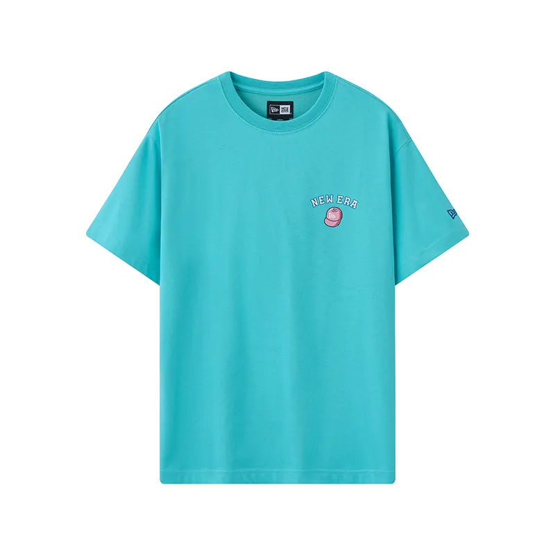 New Era T Shirt Unisex Lake Blue