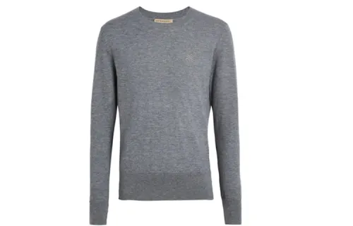 Burberry Sweater Men's Light Gray