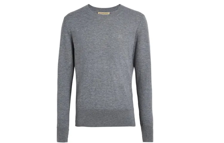 Burberry Sweater Men's Light Gray