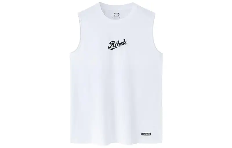 ANTA Tank Tops Men's White Moderate Straight Fit