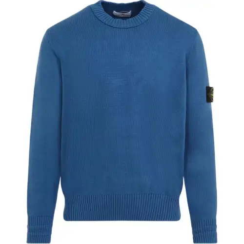 STONE ISLAND Logo Patch Crewneck Jumper