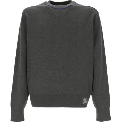 Burberry Equestrian Knight-intarsia knit sweater