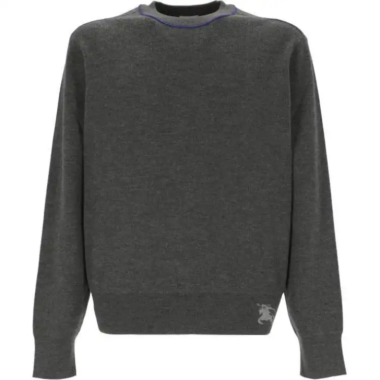 Burberry Equestrian Knight-intarsia knit sweater