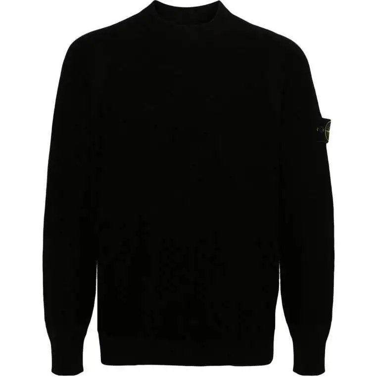 STONE ISLAND Compass motif Waffle knit Jumper