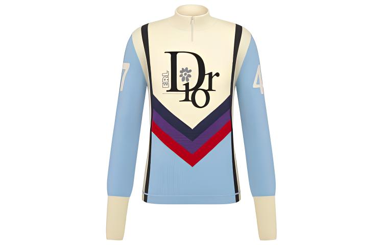 Мужской худи Dior DIOR SS23 Logo (сине-белый)