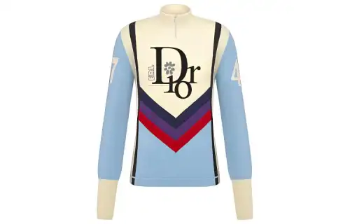 DIOR X Erl Zipped Collar Sweater