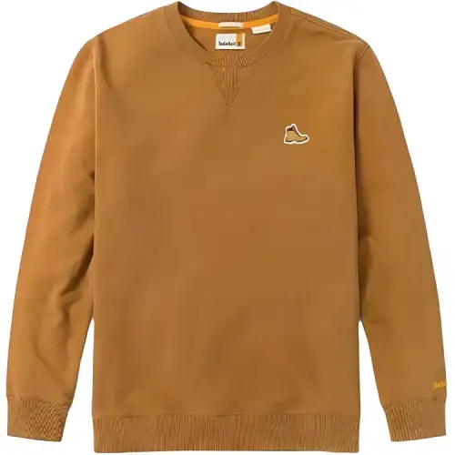 Timberland AF Boot Logo Crew Neck LB Sweatshirt Men's Brown