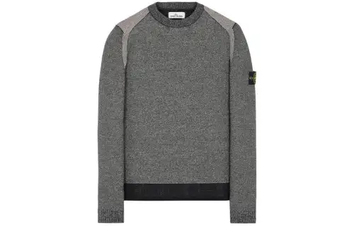 STONE ISLAND Sweaters Men's Dark Gray Crew Neck Moderate
