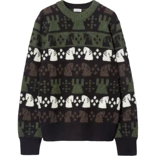 Burberry Chess wool-blend jumper