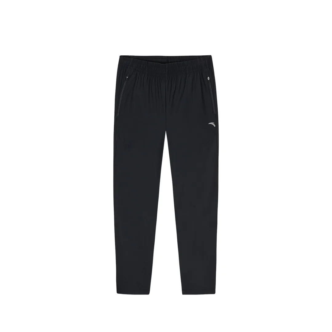 Anta Variety Training Collection Knitted Sweatpants Men's Basic Black