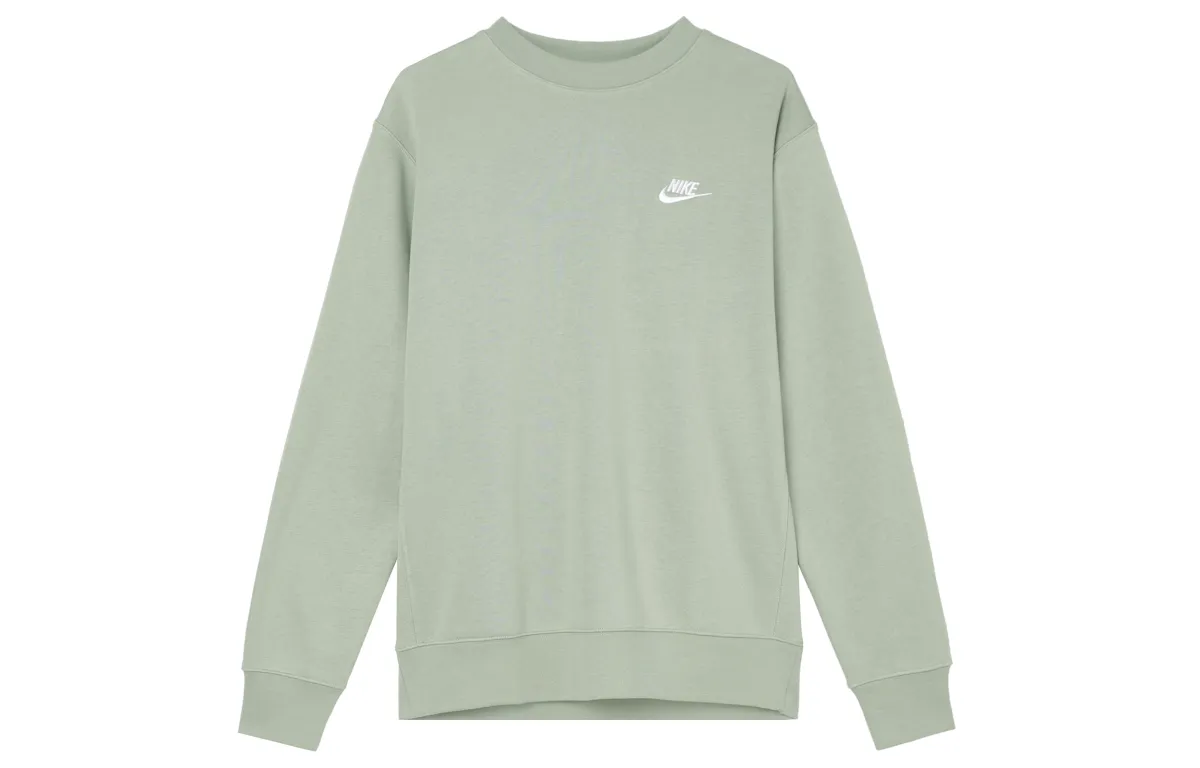 Nike Sportswear Club FW24 Fleece Solid Color Fleece Lined Crew Neck Pullover Long Sleeved Without Hood Sweatshirt Men's
