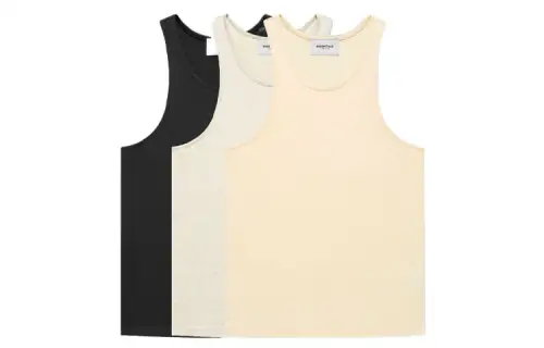 Fear Of God Essentials Dinosaur Series Tank Tops Unisex Crew Neck Racerback