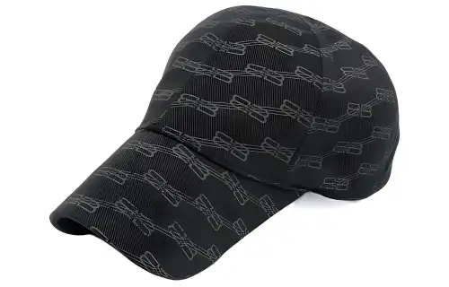 Balenciaga Cotton Baseball Caps Men's Black