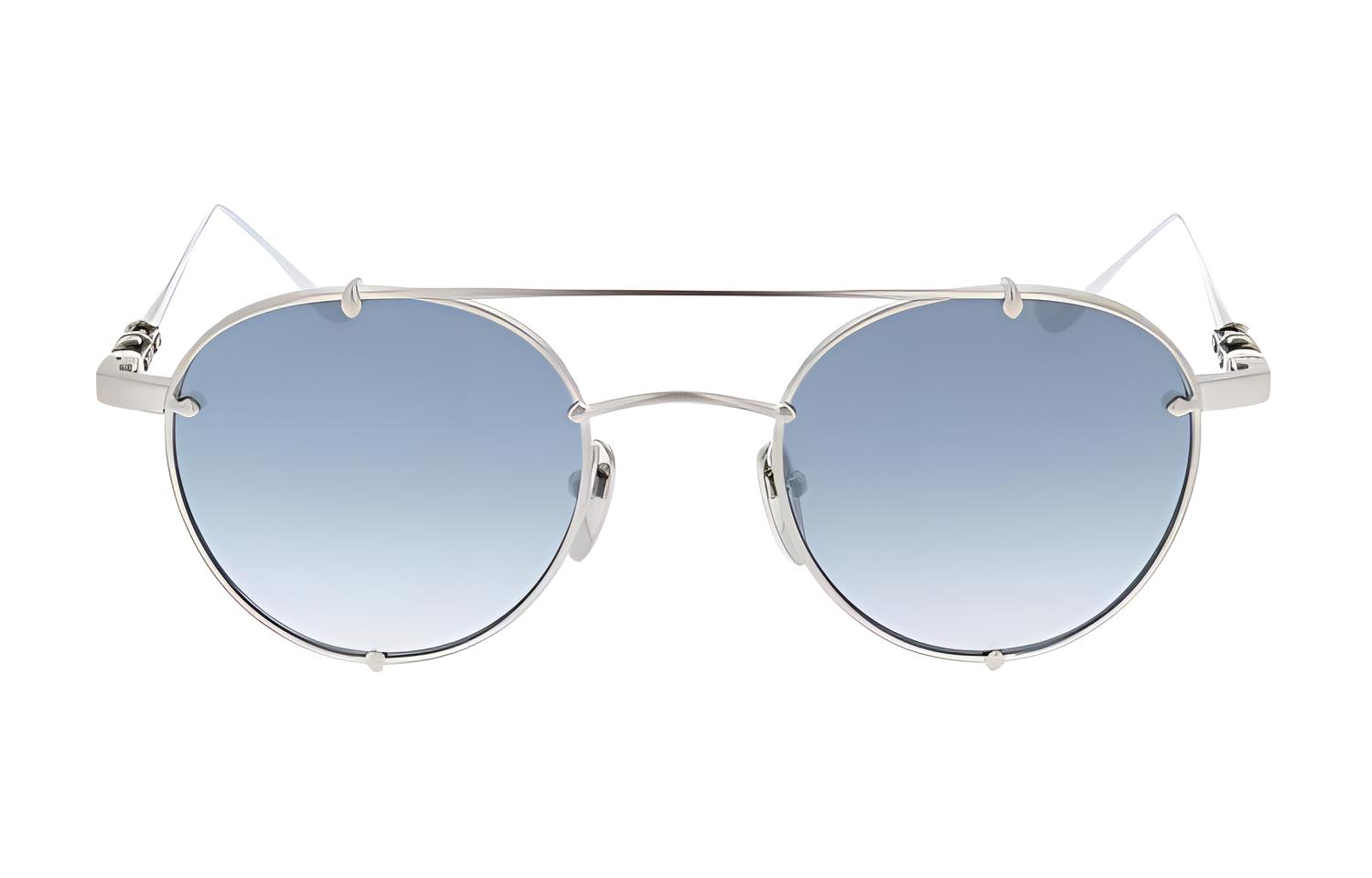 Chrome Hearts Round frame Metal Sunglasses
