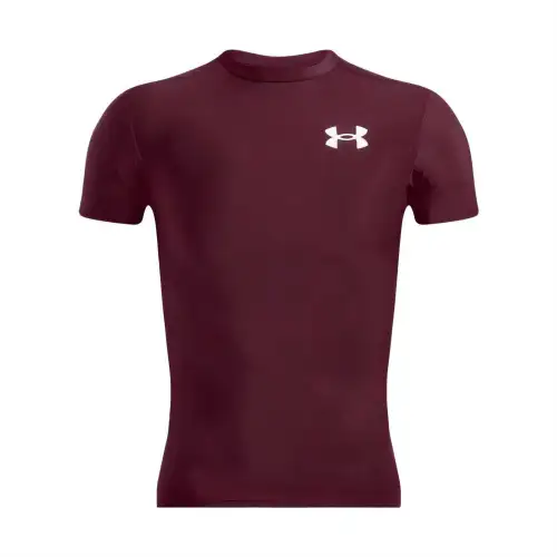 Under Armour HeatGear T Shirt Men's Dark Red 609
