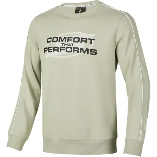 Skechers Basic Sports Collection Sweatshirts Men's Durable Gray Crew Neck Moderate Other