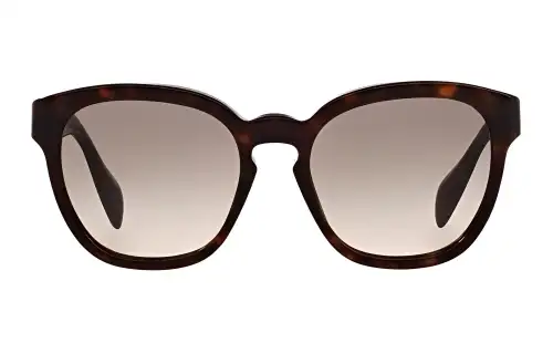 PRADA Oval Sunglasses Women's Tortoiseshell