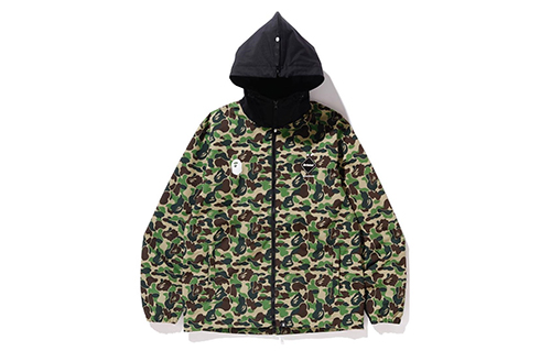 Мужская куртка A BATHING APE Bape X FCRB ABC SEPARATE PRACTICE JACKET (зеленый камуфляж) — фото 1