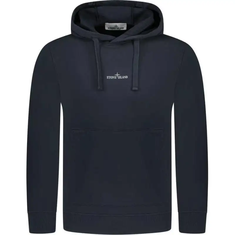 STONE ISLAND Logo Printed Drawstring Hoodie