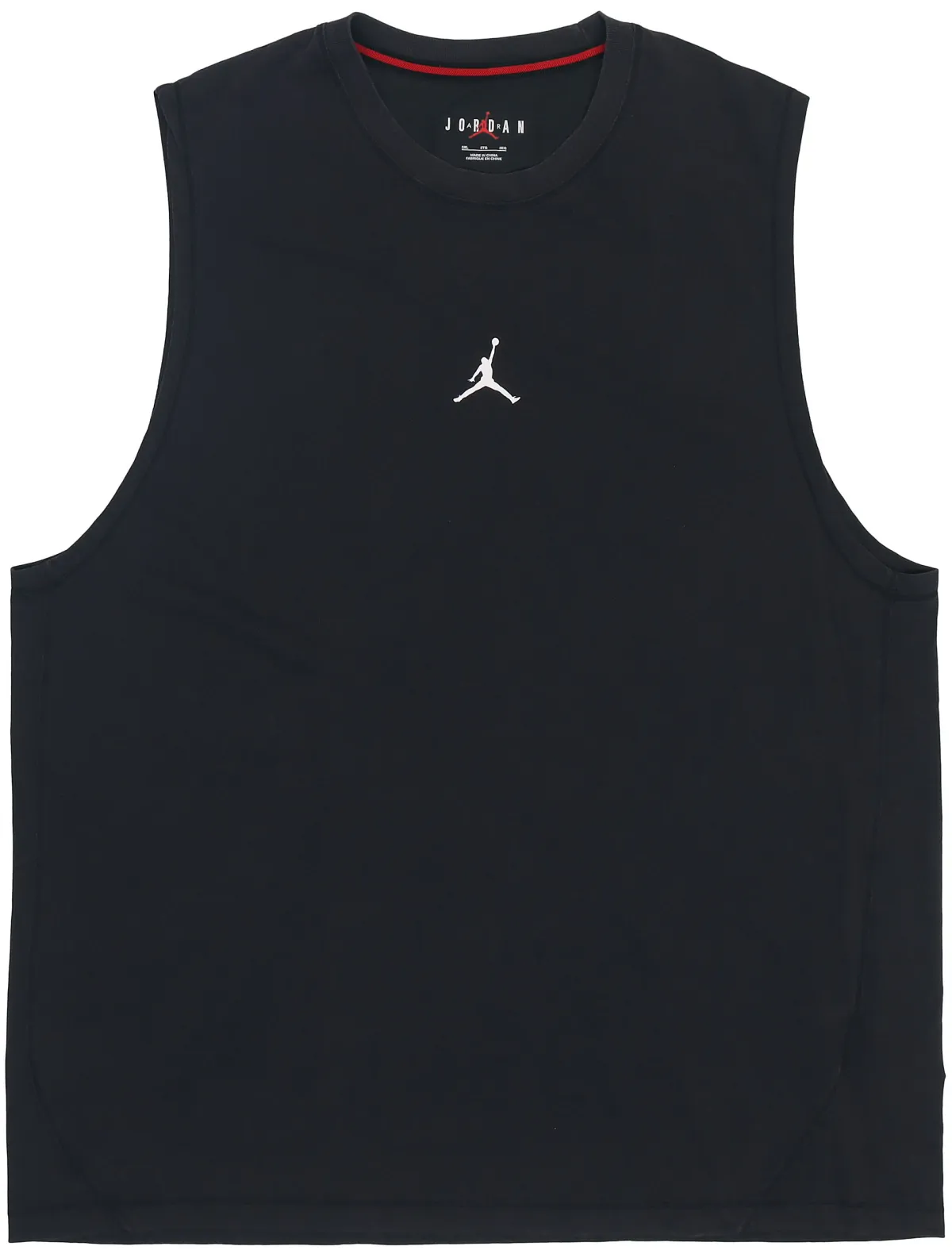 Jordan Sport Tank Tops Men's Black Crew Neck Moderate Other