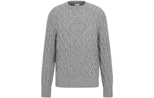 DIOR SS22 Fitted Knitwear Men's Gray