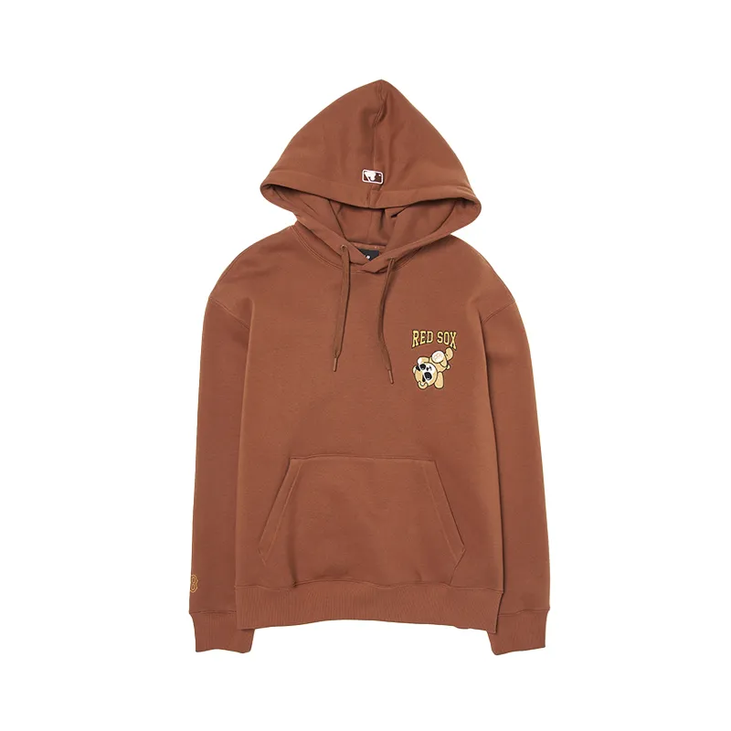MLB Boston Red Sox Crimp Bear Collection Sweatshirt Unisex Light Brown