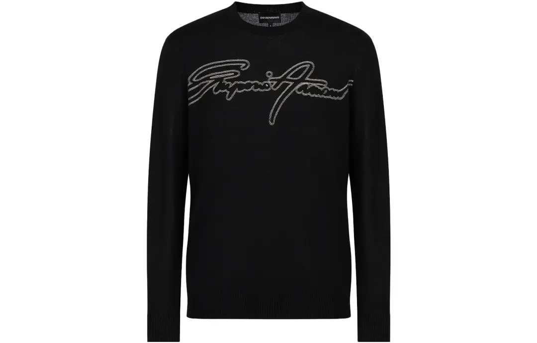 EMPORIO ARMANI SS23 Sweater Men's Black