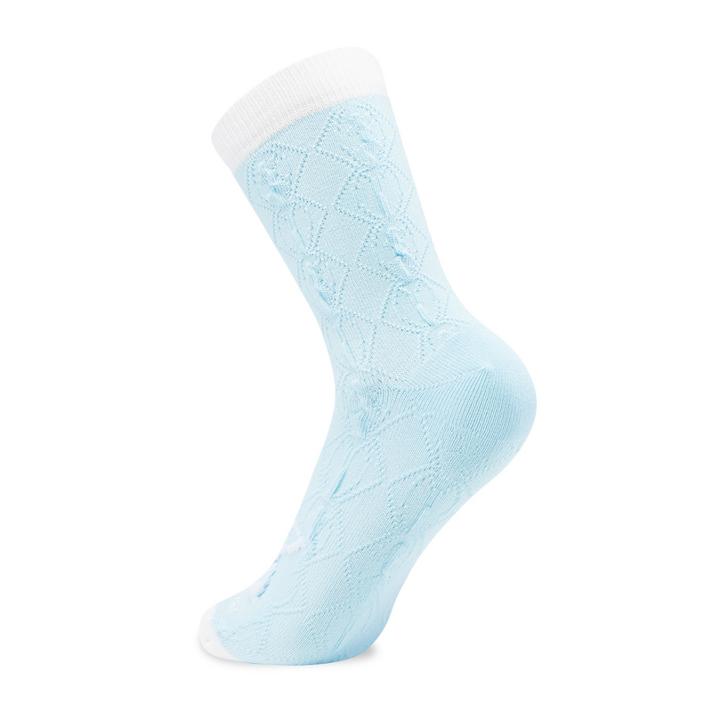 Li Ning x Disney Toy Story Collection Knee High Socks Unisex 1 Pack Light Sky Blue