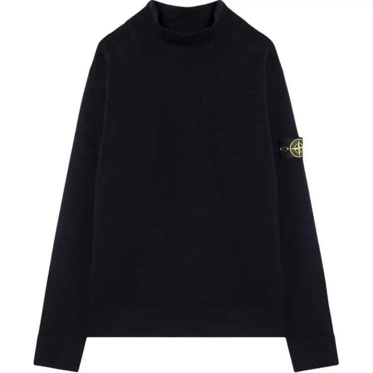 Stone Island Compass Patch High Neck Jumper