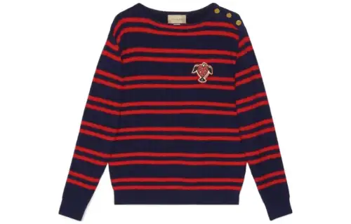 GUCCI x Ha Gucci X Harry Styles Co branded FW22 Sweater Unisex Dark Blue