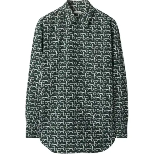 Burberry B Printed Long Sleeved Shirt