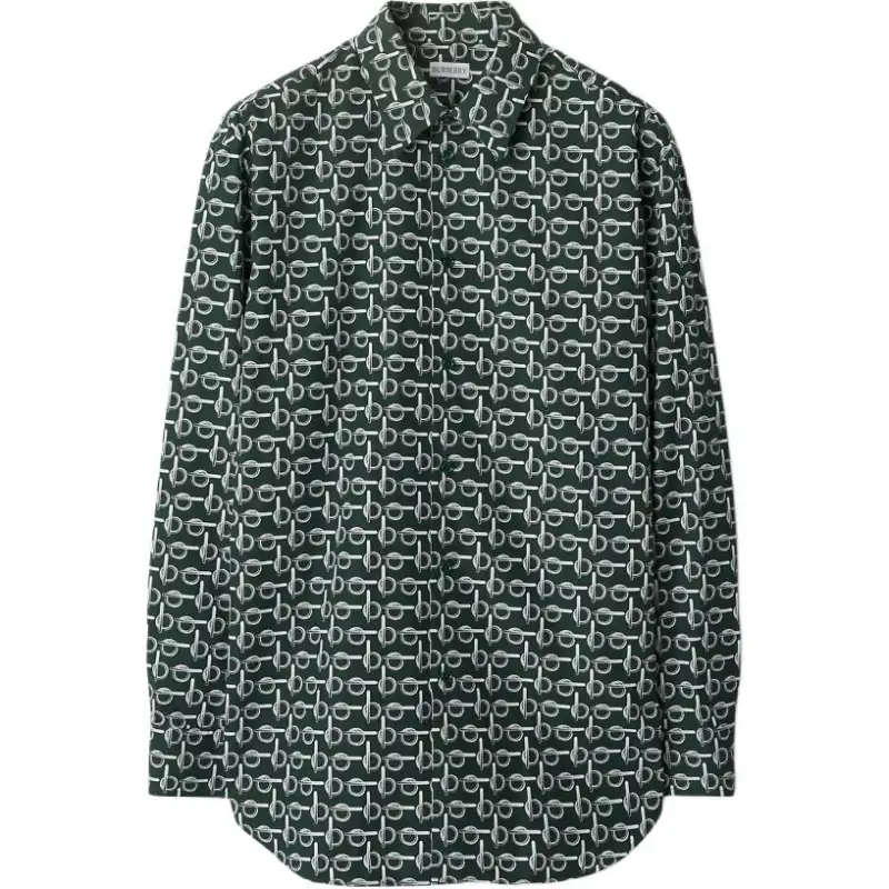 Burberry B Printed Long Sleeved Shirt