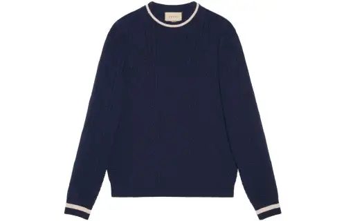 GUCCI FW22 Sweater Men's Dark Blue
