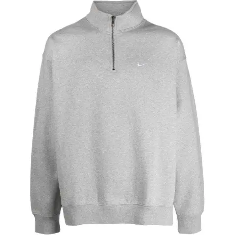Nike Solo Swoosh Sweater Men's Gray