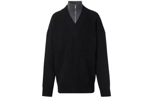 Burberry Slim Fit Knitwear Men's Black