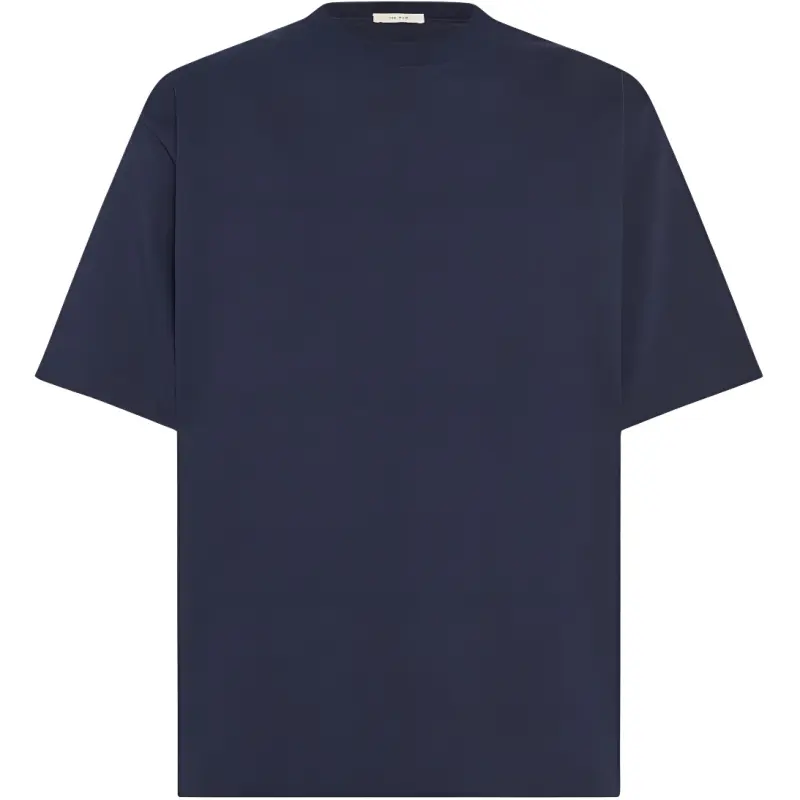 THE ROW T Shirts Men's Royal Blue Crew Neck Moderate Straight Fit