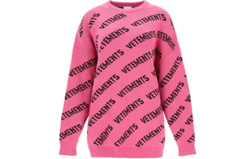 Vetements FW21 Sweater Unisex Pink