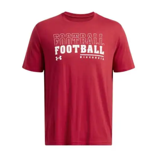 Under Armour Performance CottonCollegiate T Shirt Men's Red