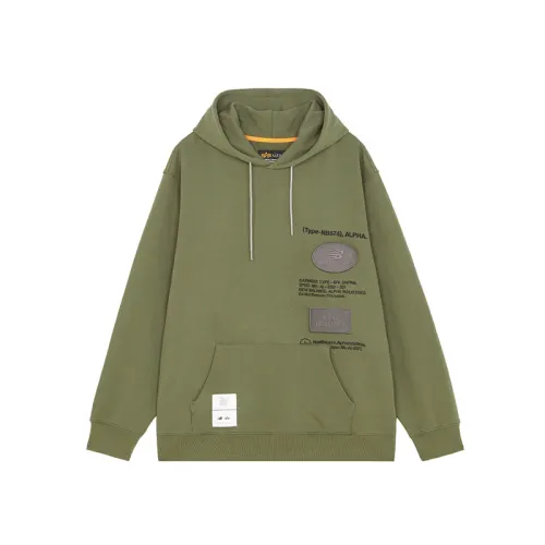 New Balance x Alpha Industries Sweatshirt Men's Green