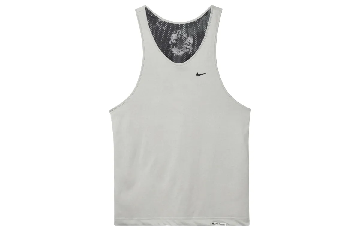 Nike Tank Tops Men's Gray Crew Neck Thin