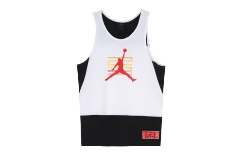 Jordan Tank Tops Men's White Moderate Straight Fit