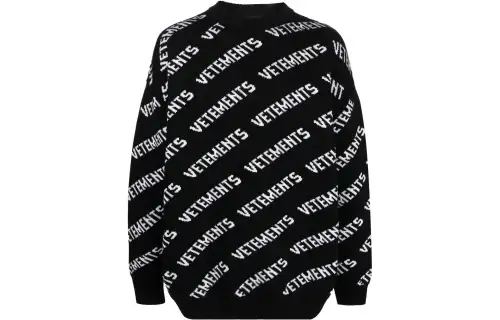 Vetements Intarsia knit Merino Jumper